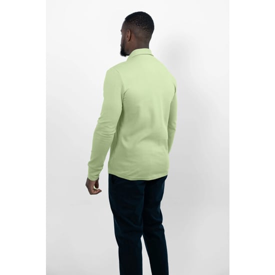 Vercate Strijkvrij poloshirt green lemon - Image 6