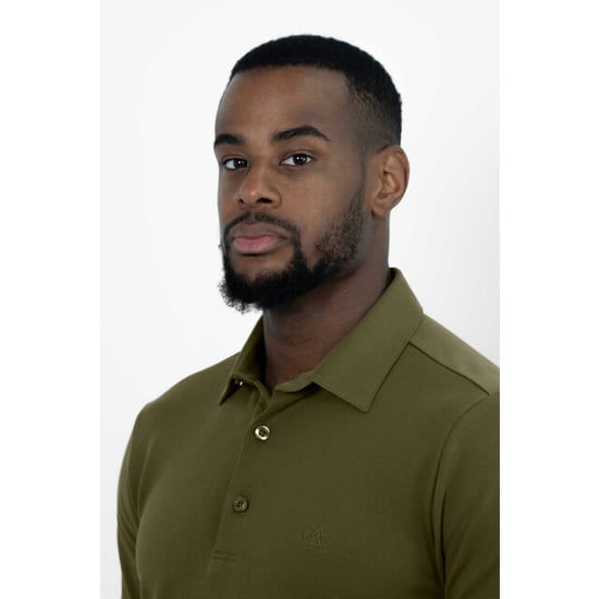 Vercate Strijkvrij poloshirt olijfgroen - Image 6