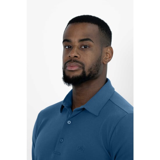 Vercate Strijkvrij poloshirt royal blue - Image 6
