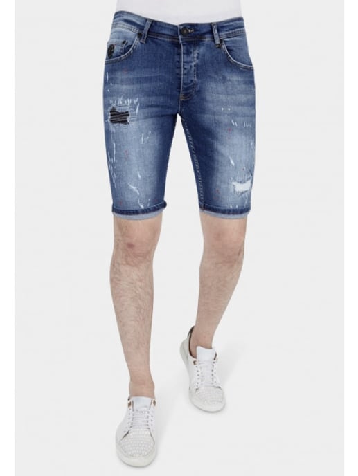 Local Fanatic Korte broek met verfspatten 1043 - Image 5