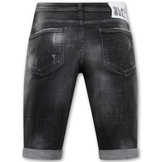 Local Fanatic Stonewashed ripped short slim fit - Image 3