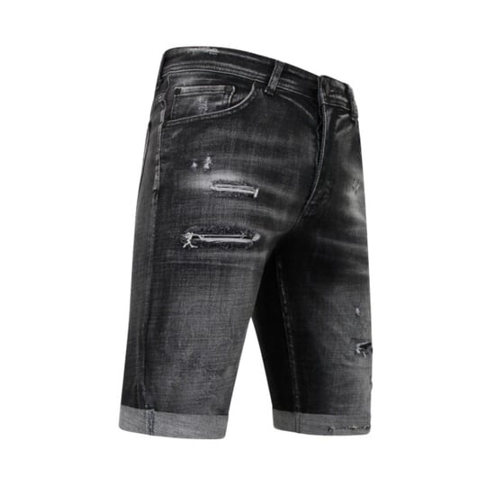 Local Fanatic Stonewashed ripped short slim fit - Image 6