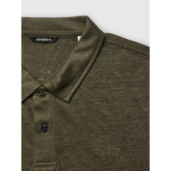 Gabba Duke linen polo 10806 forest night - Image 6