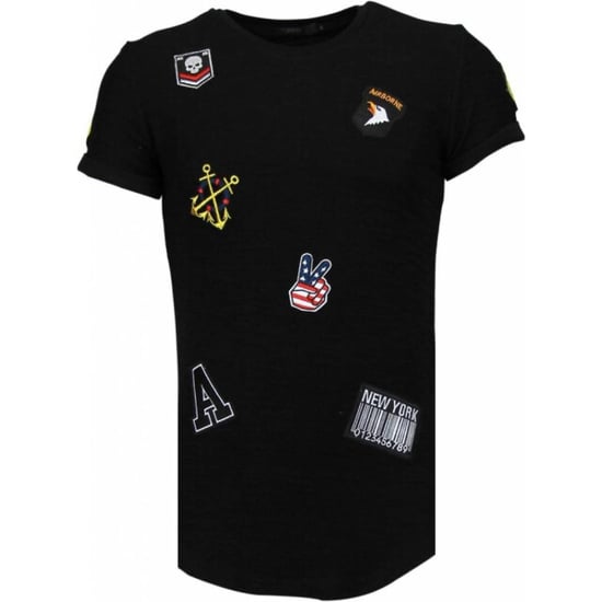 Justing Military patches t-shirt - Image 2