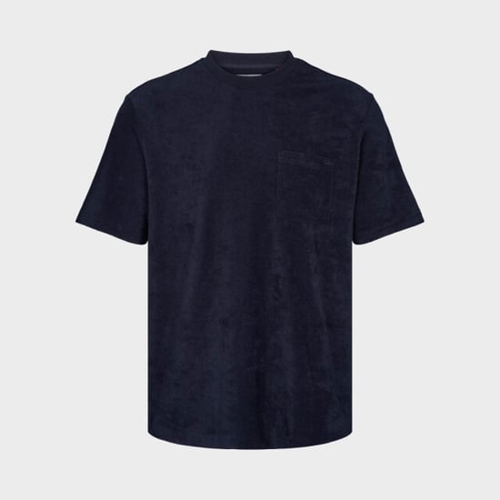 Kronstadt Ks3816 ledger organic terrycloth pocket tshirt navy - Image 4