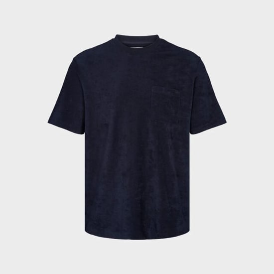 Kronstadt Ks3816 ledger organic terrycloth pocket tshirt navy - Image 6