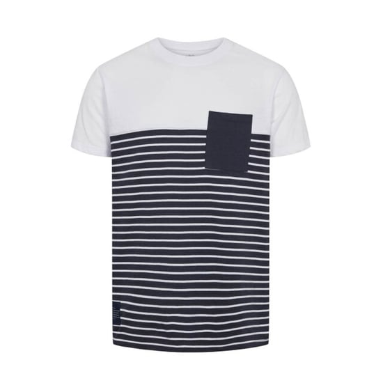 Kronstadt Timmi recycled stripe pocket shirt navy white ks3626 - Image 2