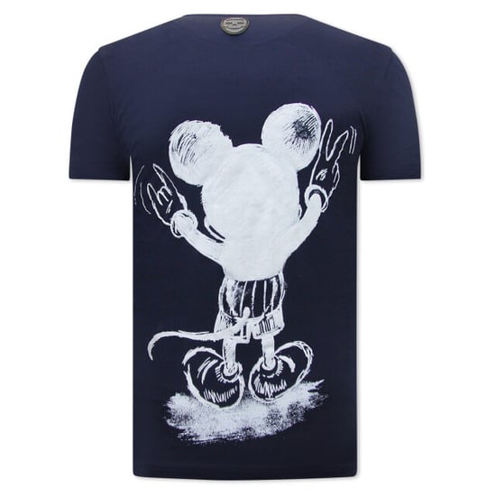 Local Fanatic Cartoon t-shirt navy - Image 2