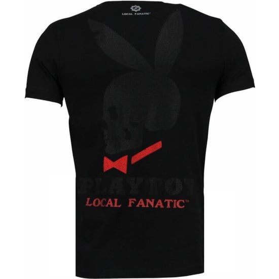 Local Fanatic God save playtoy rhinestone t-shirt - Image 3