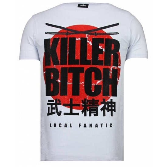 Local Fanatic Killer bitch rhinestone t-shirt - Image 2