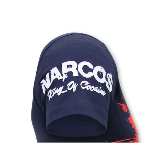 Local Fanatic Pablo escobar t-shirt navy - Image 3