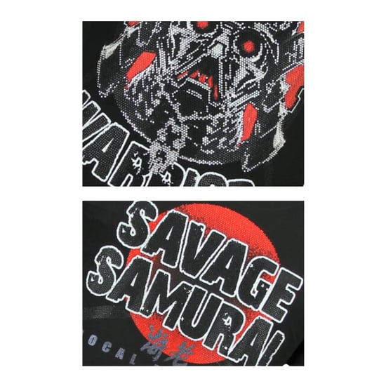 Local Fanatic Savage samurai merk t-shirt - Image 4
