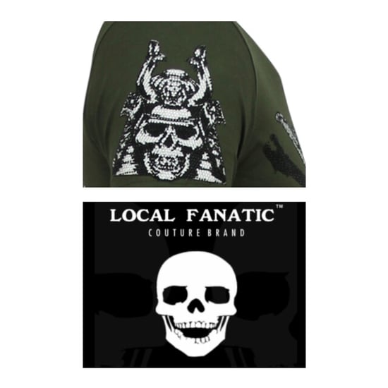 Local Fanatic Savage samurai print t-shirt - Image 4