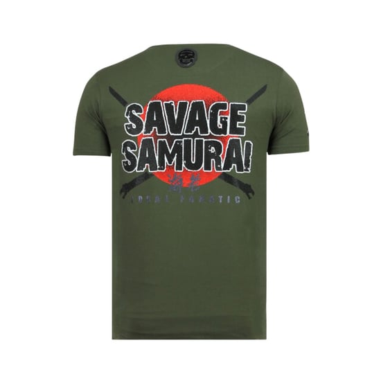 Local Fanatic Savage samurai print t-shirt - Image 6