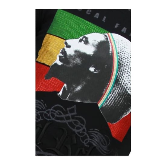 Local Fanatic Soul rebel bob marley rhinestone t-shirt - Image 4