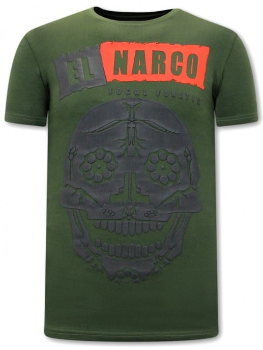 Local Fanatic T-shirt met opdruk el narco - Image 2