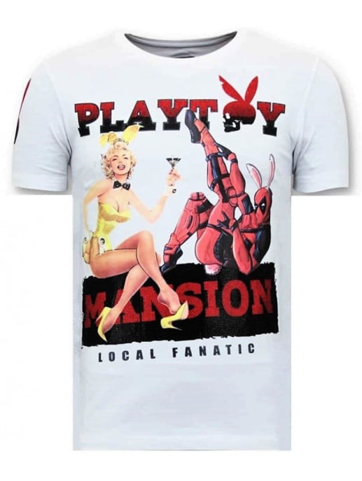 Local Fanatic T-shirt the playtoy mansion - Image 1