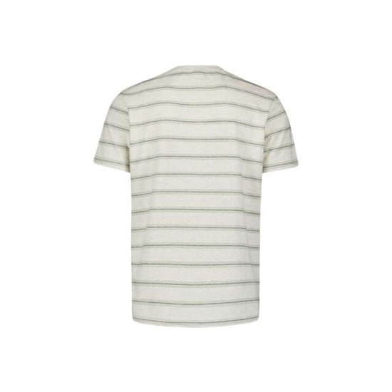 No Excess T-shirt crewneck jacquard stripe offwhite - Image 5