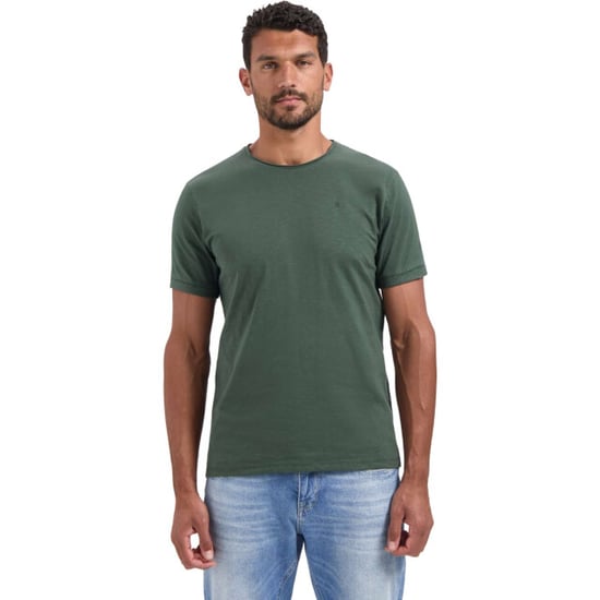 No Excess T-shirt crewneck slub dark green - Image 3