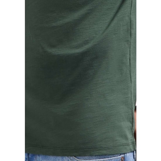 No Excess T-shirt crewneck slub dark green - Image 5