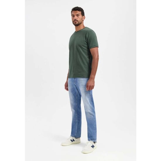 No Excess T-shirt crewneck slub dark green - Image 6