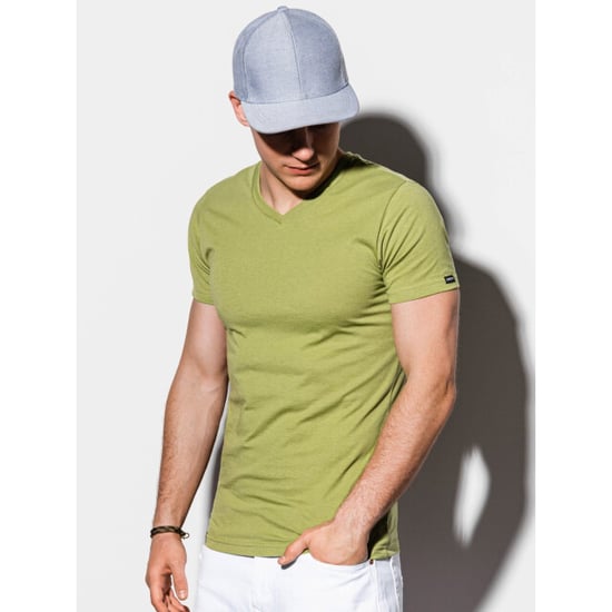 Ombre heren t-shirt groen olive s1041 - Image 1