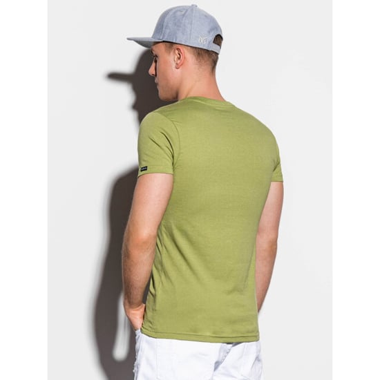 Ombre heren t-shirt groen olive s1041 - Image 3
