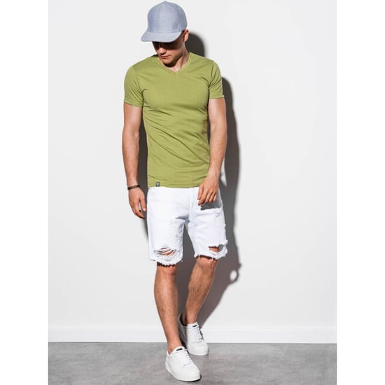 Ombre heren t-shirt groen olive s1041 - Image 4