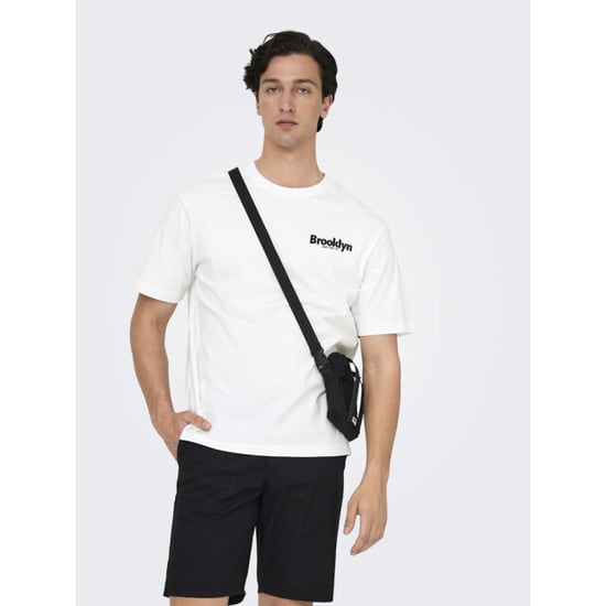 Only & Sons Onskeane rlx ss print tee noos off-white - Image 3