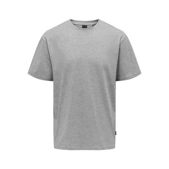 Only & Sons onsfred life rlx ss tee noos 22022532 light grey melange - Image 1