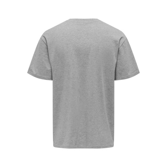 Only & Sons onsfred life rlx ss tee noos 22022532 light grey melange - Image 4