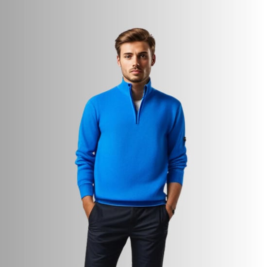 Black Donkey Luxury zip sweater i - Image 6