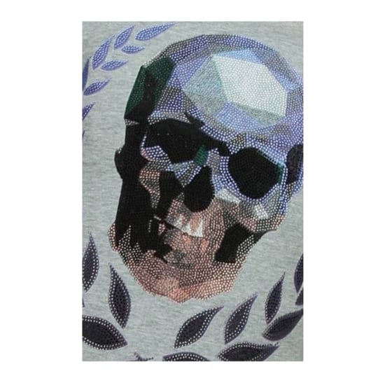 Local Fanatic Doodskop trui skull rhinestone sweater - Image 3