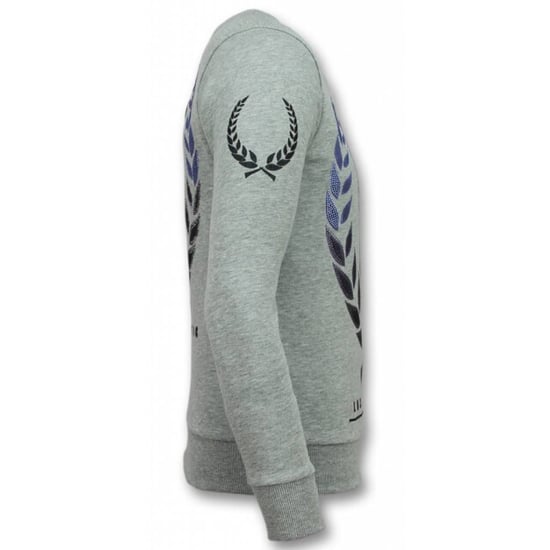 Local Fanatic Doodskop trui skull rhinestone sweater - Image 6