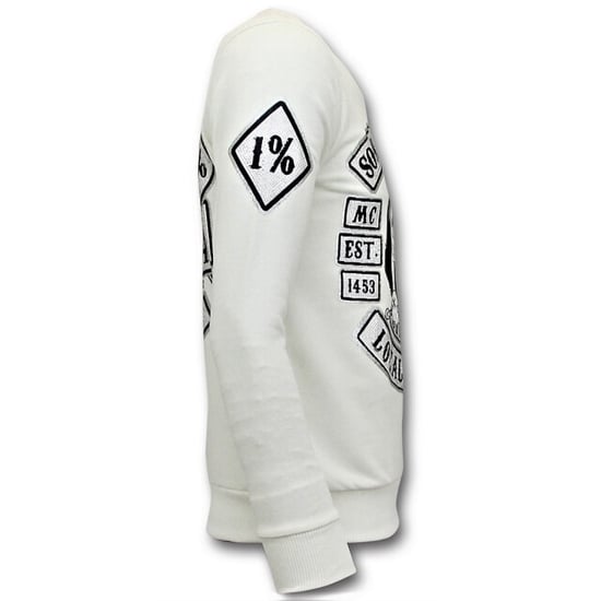Local Fanatic Rhinestones sweater sons of anarchy trui - Image 4