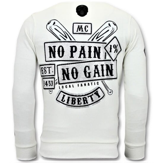 Local Fanatic Rhinestones sweater sons of anarchy trui - Image 6