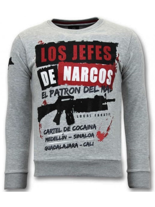 Local Fanatic Sweater los jefes de narcos - Image 1