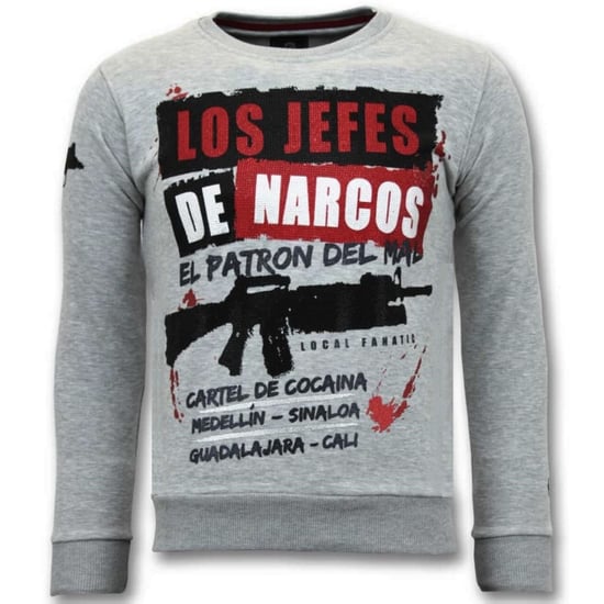 Local Fanatic Sweater los jefes de narcos - Image 1