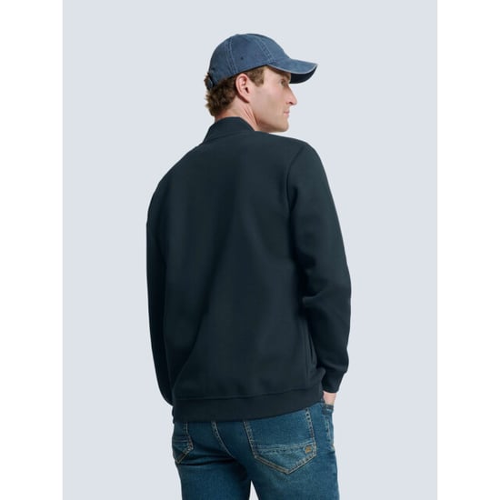 No Excess Sweater full zipper pique bomber night - Image 3