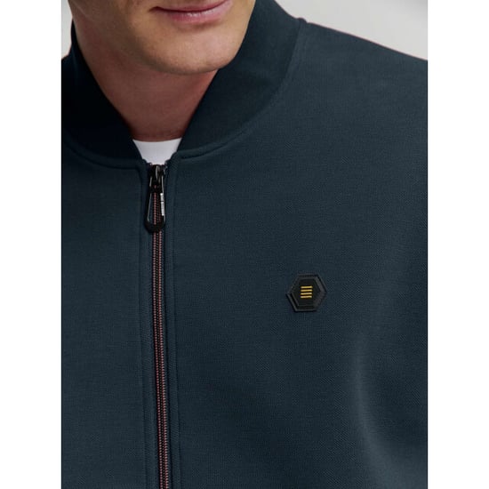 No Excess Sweater full zipper pique bomber night - Image 4