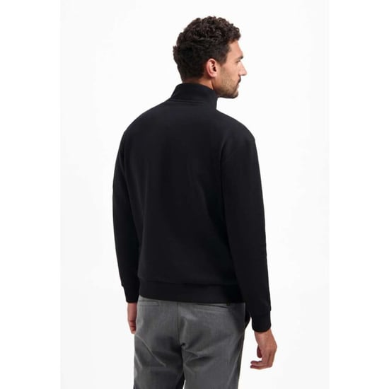No Excess Sweater half zip brushed black - Image 6
