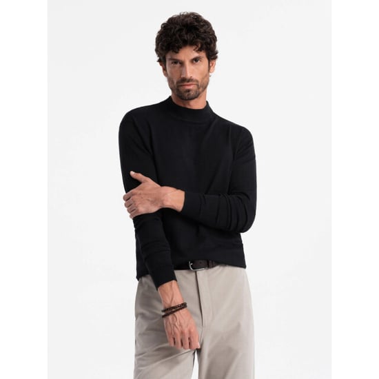 Ombre Heren v-hals sweater half turtleneck - tn-0100zw - Image 3