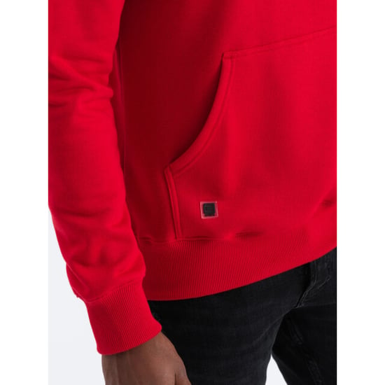 Ombre heren hoodie rood brick basic - Image 6