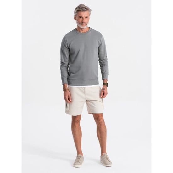 Ombre heren sweater beige b978 - Image 6