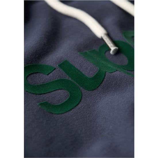 Superdry Core logo hoodie navy - Image 4