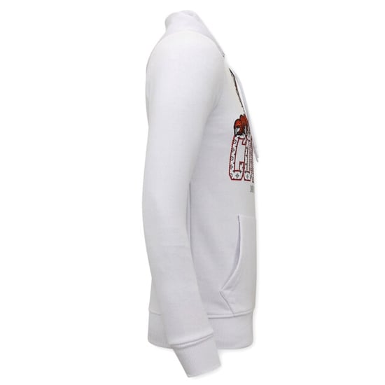 Tony Backer Hoodie met print tiger head - Image 2