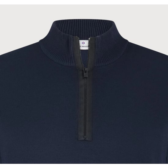 Blue Industry De half-zip pullover met ribkraag | - Image 3