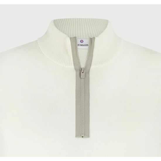 Blue Industry De half-zip pullover met ribkraag | - Image 4