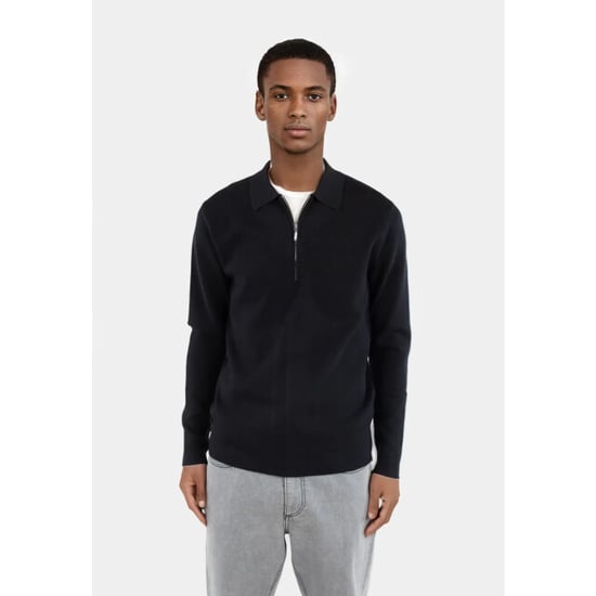 Ciszere Caleb knitted half zip black - Image 5