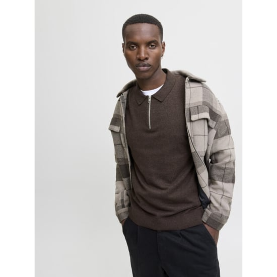Jack & Jones Jjeemil knit polo half zip ls noos - - Image 3